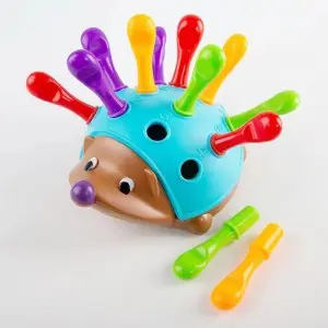 Toddler Learning Resources Fine Motor and Sensory Toys 18+ Months Baby Educational Spike Insert Hedgehog Montessori Toy for Kids