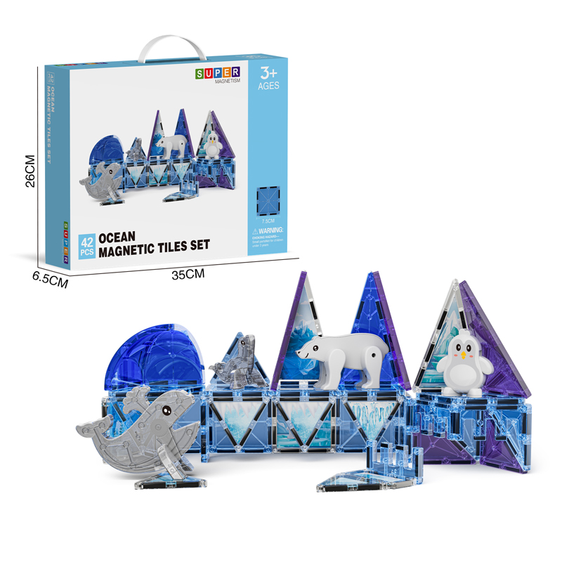 Animal Magnetic Tiles HY-074162