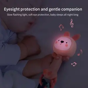 Newborn Sensory Musical Stick Cartoon Giraffe/ Rabbit/ Bear/ Lion Rattle Teether Infant Early Educational Baby Rattles Toys