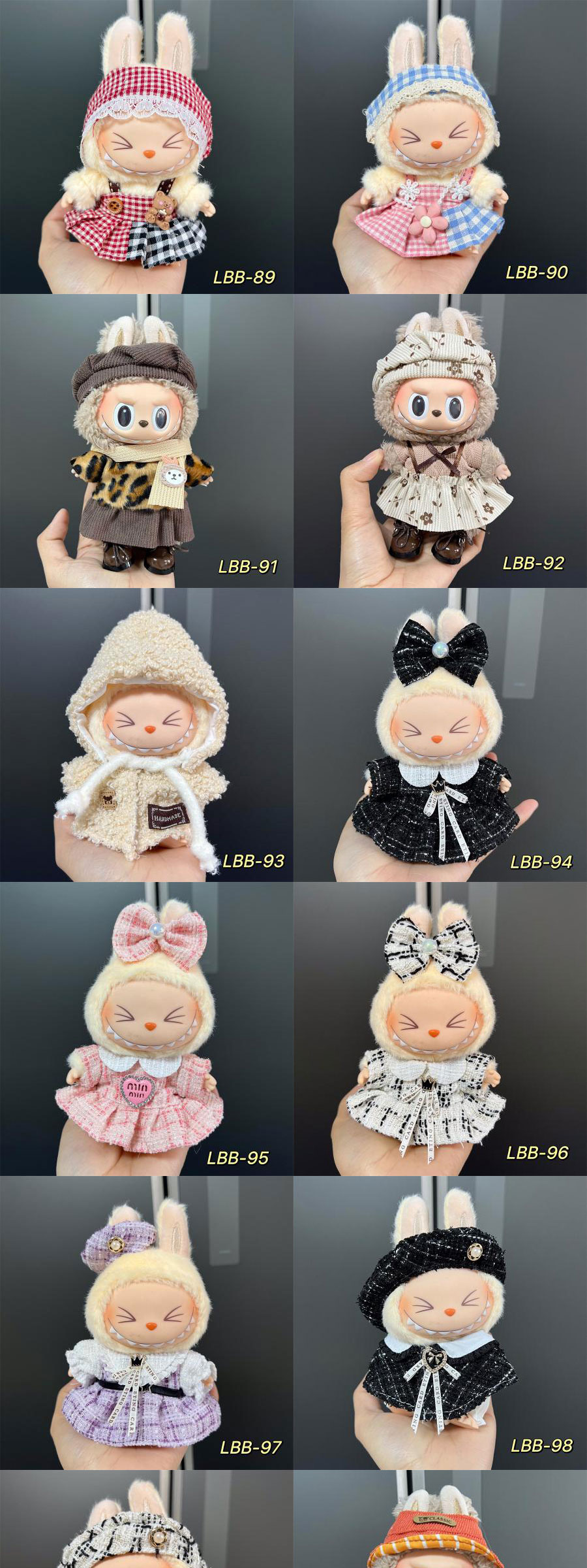 17cm Doll Clothes  (1)