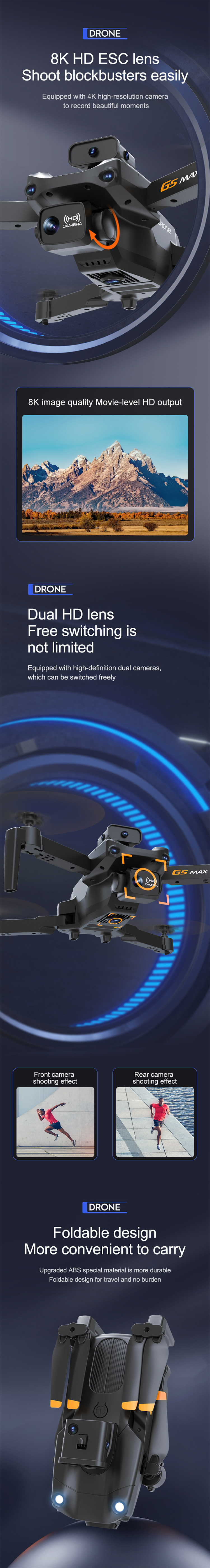 G5 PRO Drone 详情2