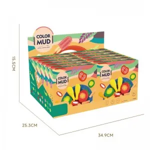 DIY Colored Clay Vegetable Making Mold Plate Plastic Cutting Roller Tool Kids Early Education Plasticine toy Safety Play Dough