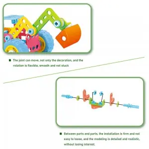 118pcs 6 Models In 1 STEM Toy Car Truck DIY Screw Construction Juguetes Block Building Toy Educational For Boys Girls