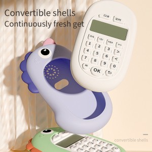 Kids Education Mathematical Calculation Training Toy Mental Arithmetic Game Cartoon Unicorn Silicone Case Math Learning Machine