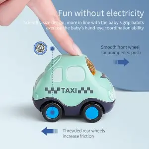 Children Cartoon Inertia Vehicle Funny Coasting Car Voiture De Jouet Spielzeugauto Toddler Plastic Friction Power Toy Car Set