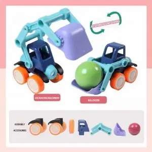 40/80/120PCS 3D Magnet Building Engineering Truck Set Kids STEM Educational Stick and Balls Magnetic Block Toys for Children
