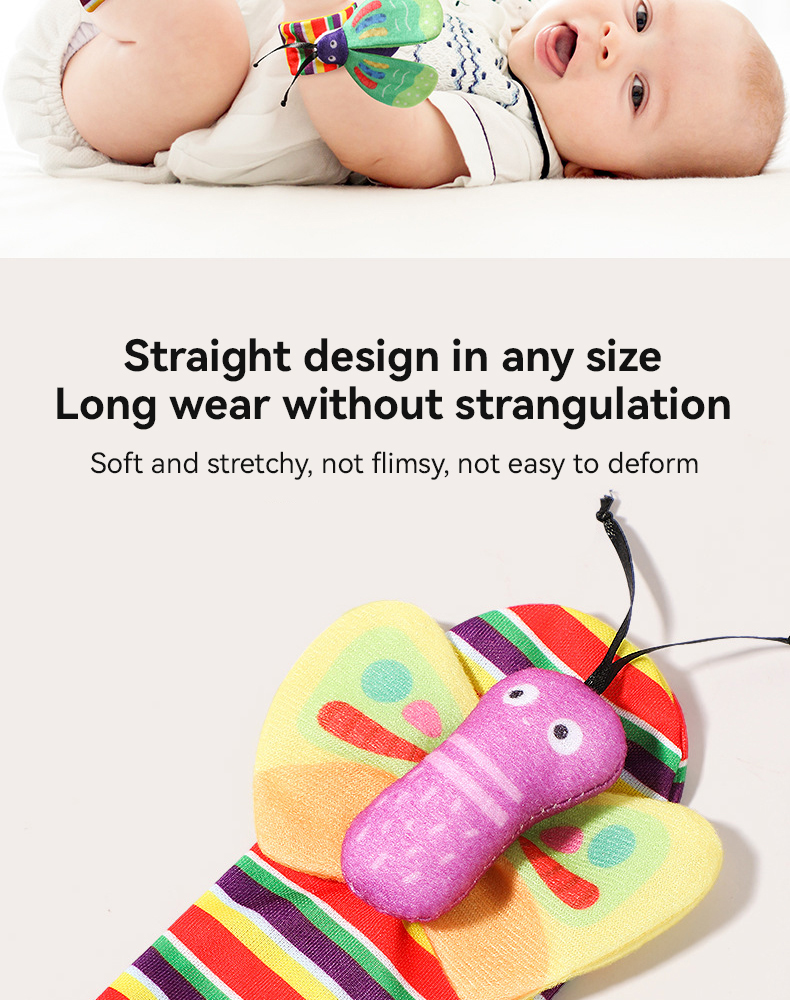 Socks Wrist Strap Rattles Set (2)