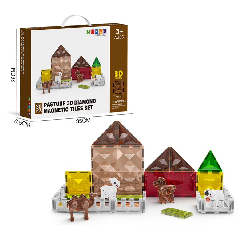 Magnetic Animals Tiles HY-074174无字