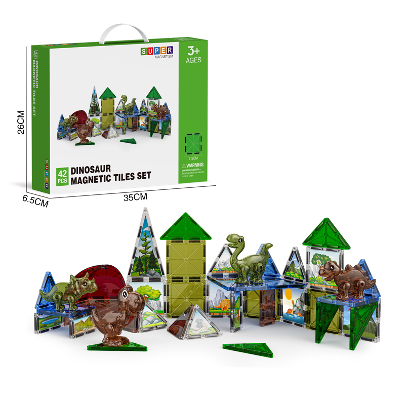 Dinosaur Magnetic Tiles HY-074156