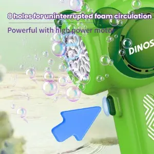 Electric Bubble Wand Cartoon Handheld Light-Up Bubble Toys for Kids Outdoor Play