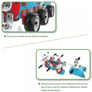 142pcs 6 Models In 1 STEM DIY Alien Robot Blocks Screw Nut Assemble Car Aircraft 3D Puzzle Building Toy For Children