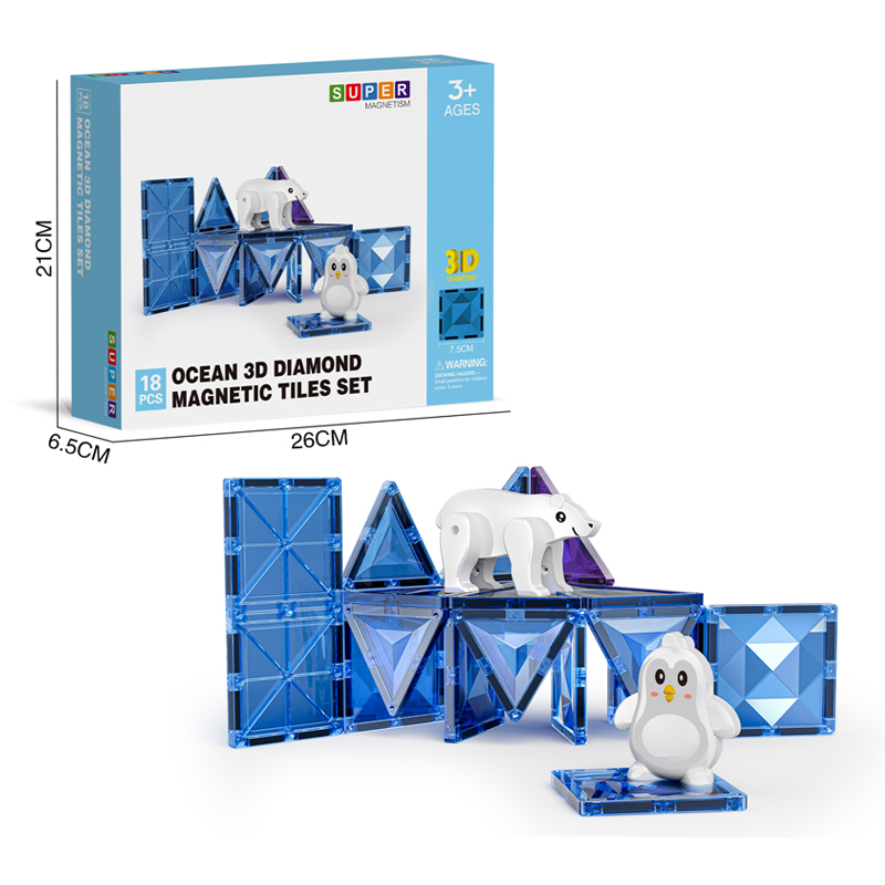 Animal Magnetic Tiles HY-074169无字