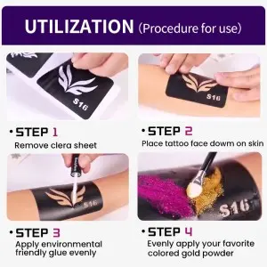 Safe & Fun Non-Toxic Children Tattoo Kit for Perfect Party Playtime