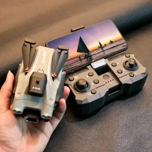 4K HD Dual Camera Photography Aircraft APP Control Quadcopter 360 Degrees Rotation Four-sided Abstacle Avoidance K9 Drone Toy