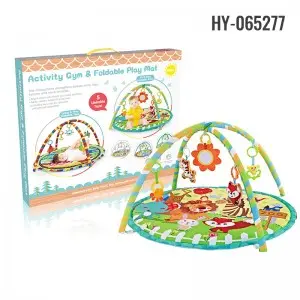 Newborn Gift Infant Tummy Time Activity Mat Toddler Fitness Rack Play Gym Soft Eco Friendly Baby Play Mat for Wholesale