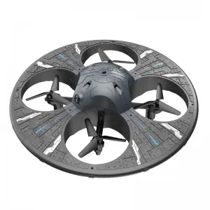 Dazzling Flying UFO Toy 360 Degrees Rolling Stunt Aerial Drone Photography Throwing Aircraft