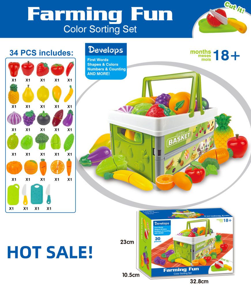 cutting food toy set
