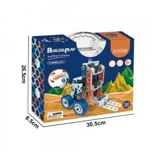 152PCS Intelligent Build And Play DIY Plastic Toys Screw and Nuts Assembly 12 In 1 STEM Building Blocks For Children