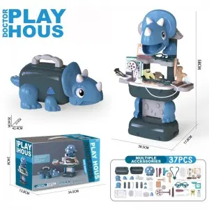 37pcs Kids Doctor Toy Set Interactive Dentist Nurse Patient Role Play Medical Operation Worktop