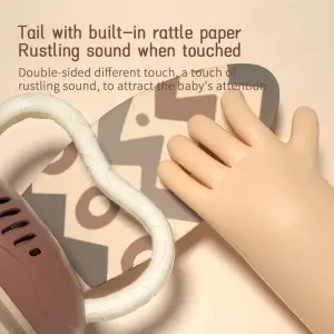 Baby Early Education Musical Toy Newborn Sleep Soothing Hanging Instrument Toy Cute Cartoon Elephant Elk Lion Accordion Toy