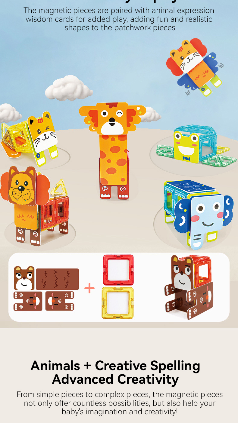 Magnetic Animals Tiles (2)