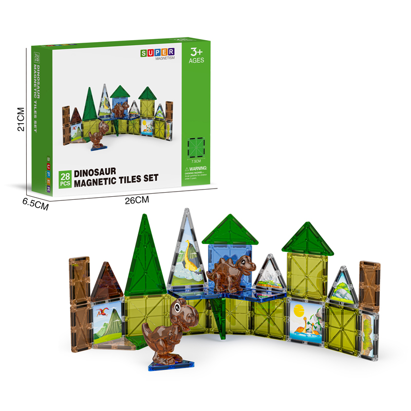Dinosaur Magnetic Tiles HY-074154