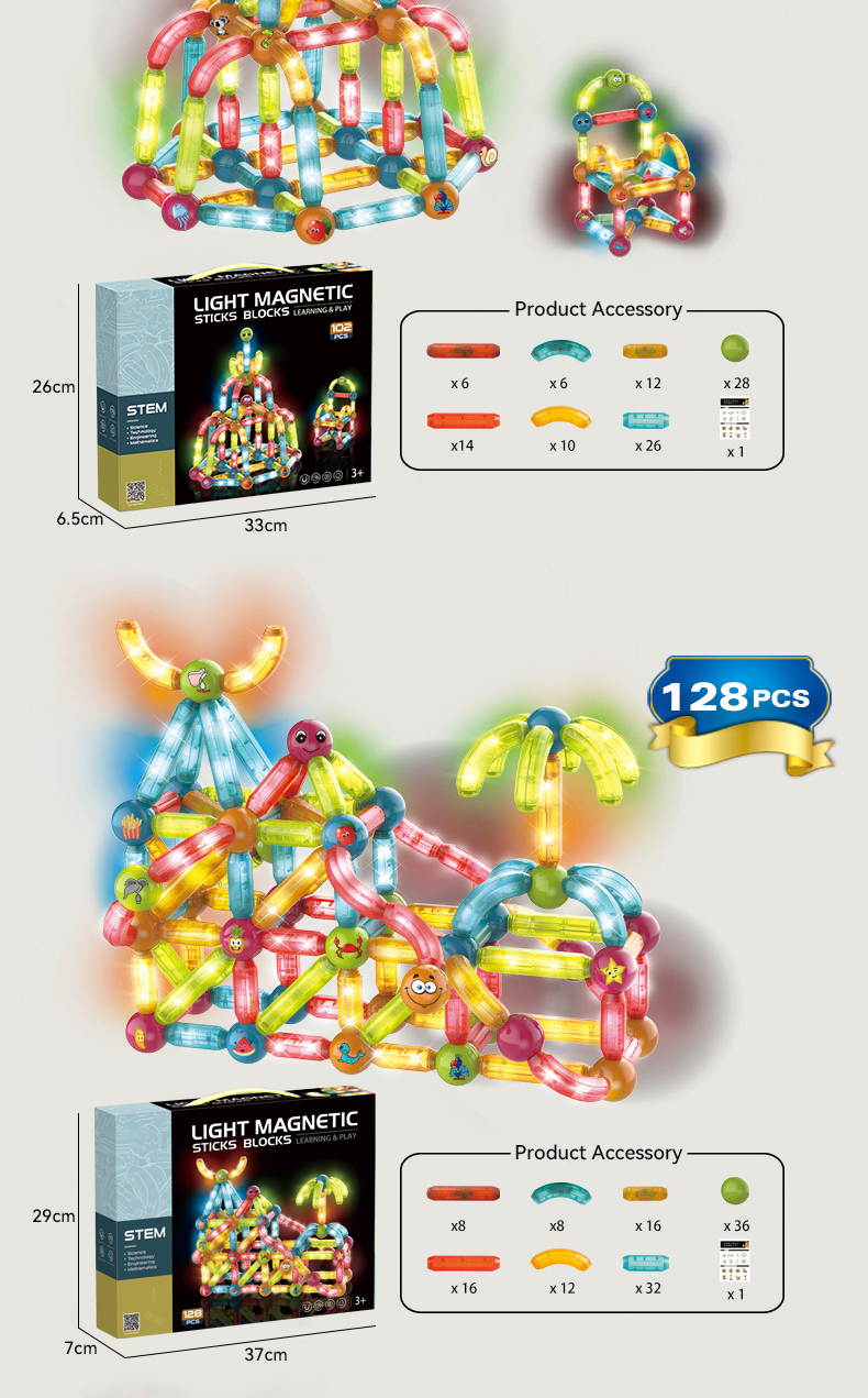 Magnetic blocks (10)