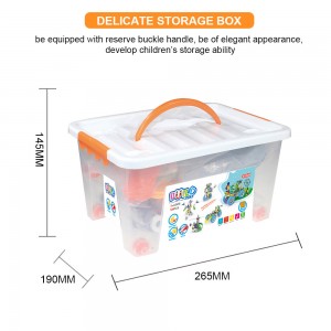 109PCS B/O Flexible Build and Play Kit 5 Models In 1 DIY 3D Puzzle Educational Building Block Toys For Kids