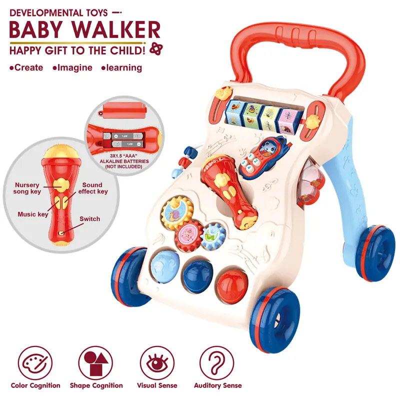 Introducing the Ultimate Infant Learning Walking Push Toy: The Montessori Baby Walker and Activity Center