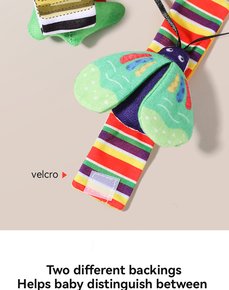 Socks Wrist Strap Rattles Set (7)