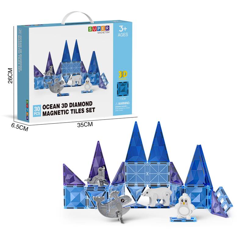 Animal Magnetic Tiles HY-074171无字