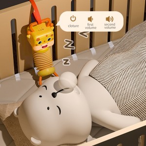 Baby Cartoon Shape Light Up Musical Toys Newborn Infant Educational Enlighten Sensory Play Giraffe Accordion Toy for Kids