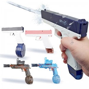 Beach/ Swimming Pool Long Range Water Shooting Blaster Electric Continuous Firing Water Gun Toys for Kids & Adults Outdoor Play