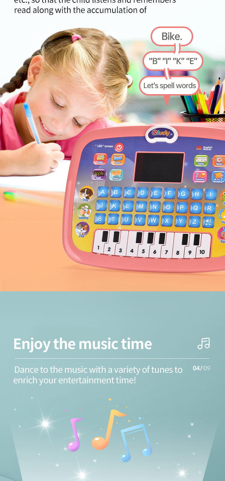 LED Tablet Learning Machine (4)