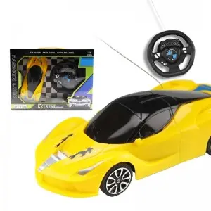 Cheap 2CH Plastic Rc Sport Car Children Boys Coche Teledirigido 1/24 Scale Classic Remote Toy Car For Kids