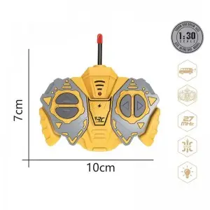 1:30 RC Vintage School Buses Kids Electric Urban Vehicles Toys 27Mhz 4CH Remote Control School Bus for Children Boys and Girls