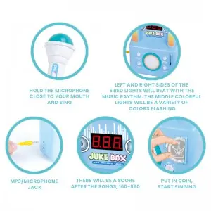 Story/Tang Poetry/Vocal Accompaniment/Nursery Rhyme Entertainment Juke Box Machine Toy Kids Coin Operated Musical Jukebox Toy