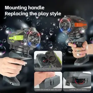 Kids Rc Electric Bubble Blowing Car Standing Deformation Function Remote Control Bubble Stunt Car Toy with Light And Music