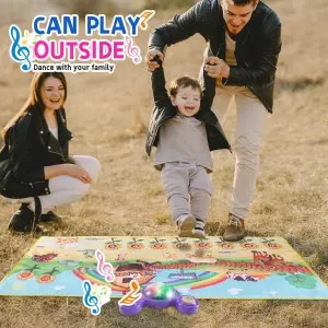 Toddler Music Learning Mat with 9 Farm Sounds & Q&A Mode – Interactive Educational Toy Gift Ages 1-3