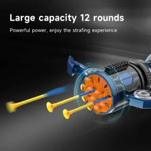 Children Outdoor Shooting Game Kids Electric Plastic Simulation Military 12 Soft Bullets Running Fire Gun Toys Crossbow for Boys