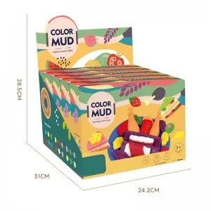 Children Educational Funny Dough Set Play Accessories Kit Creative DIY Colored Mud Plastic Cutter Molds Kid Clay Play Toys