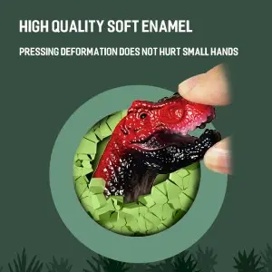 Novelty Dino Hands Finger Puppet Set Animals Puppet Show Theater Props Party Favors Plastic Dinosaur Finger Puppets Toy for Kids