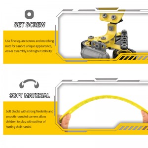 112pcs 10 In 1 Electric Engineering Construction Truck Set Creative Assembly Toys for Boys 6-12