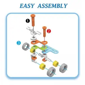 STEM Screw Assembly Kit Creative DIY Boat Aircraft Car Tricycle Wholesale Price Kids Building Block Toys for Custom