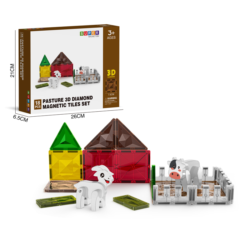 Magnetic Animals Tiles HY-074172无字