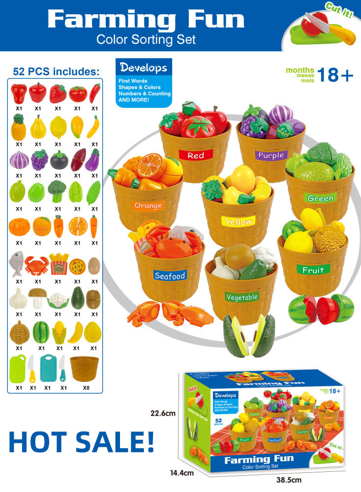 Food Cutting Toy Set