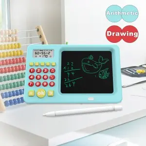 Mental Arithmetic Training Calculator Learning Machine LCD Writing Board Drawing Tablet Kids Montessori Educational Math Toys