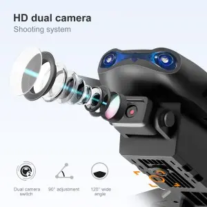 6-Axis Gyroscope Remote Control Quadcopter Altitude Hold HD Camera UAV Toy Three-sided Obstacle Avoidance Foldable K3 E99 Drone