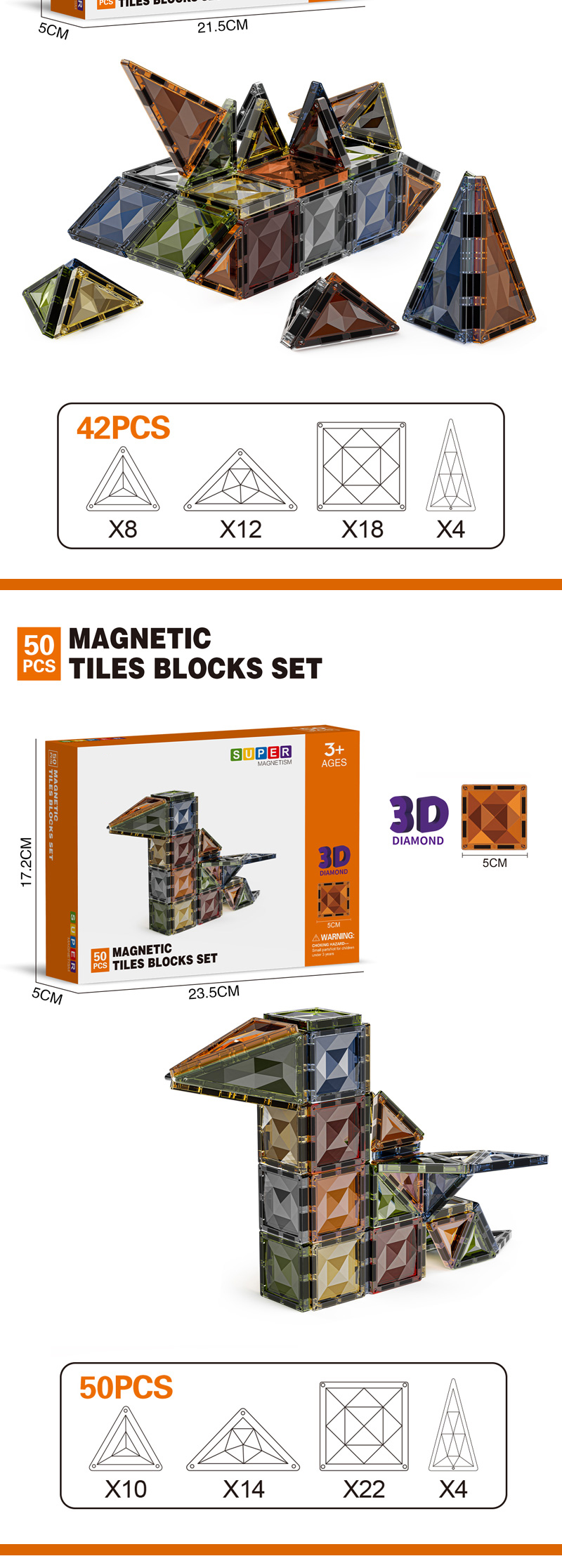 Magnetic Tiles (4)