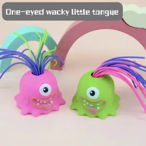 Novelty Gift Pull Its Hair Makes It Scream Fun Doll Stress Anxiety Reliever Fidget Squishy Toys Screaming Monster Toys for Kids